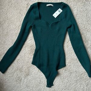 Abercrombie sweater bodysuit — NWT
